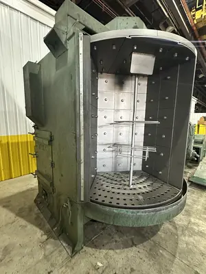 36" X 72" GOFF MODEL #3672D SPINNER HANGER SHOT BLAST CLEANING SYSTEM, NEW 2006: STOCK #22470