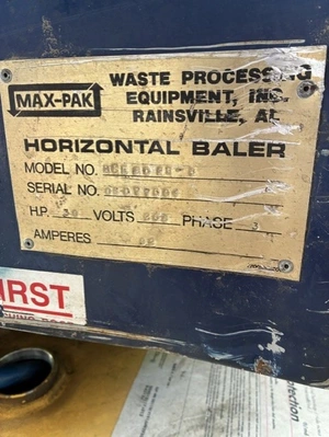 Used MAX PAK HCE60FE-8 Balers Florida US | ESCOBAR TRADING, INC. #383241