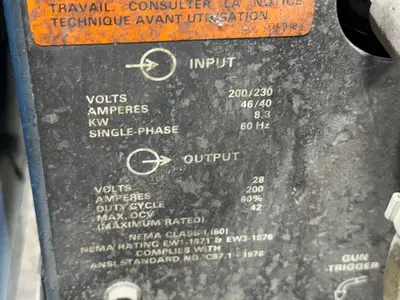 USED MILLER MILLERMATIC 200