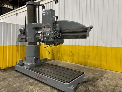 7' X 17" CARLTON MODEL #3A RADIAL ARM DRILL: STOCK 15026