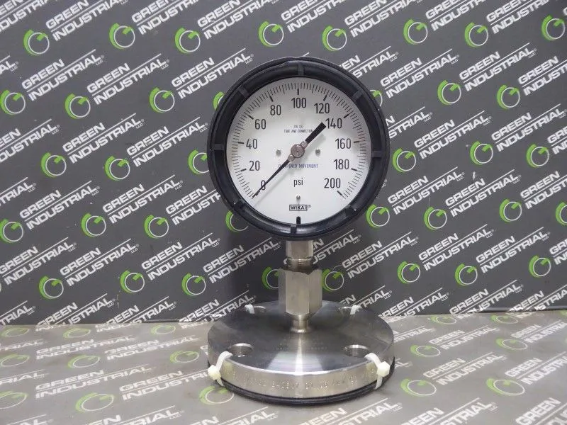 Wika 990.27 Flange Diaphragm with Gauge 0 - 200 PSI New