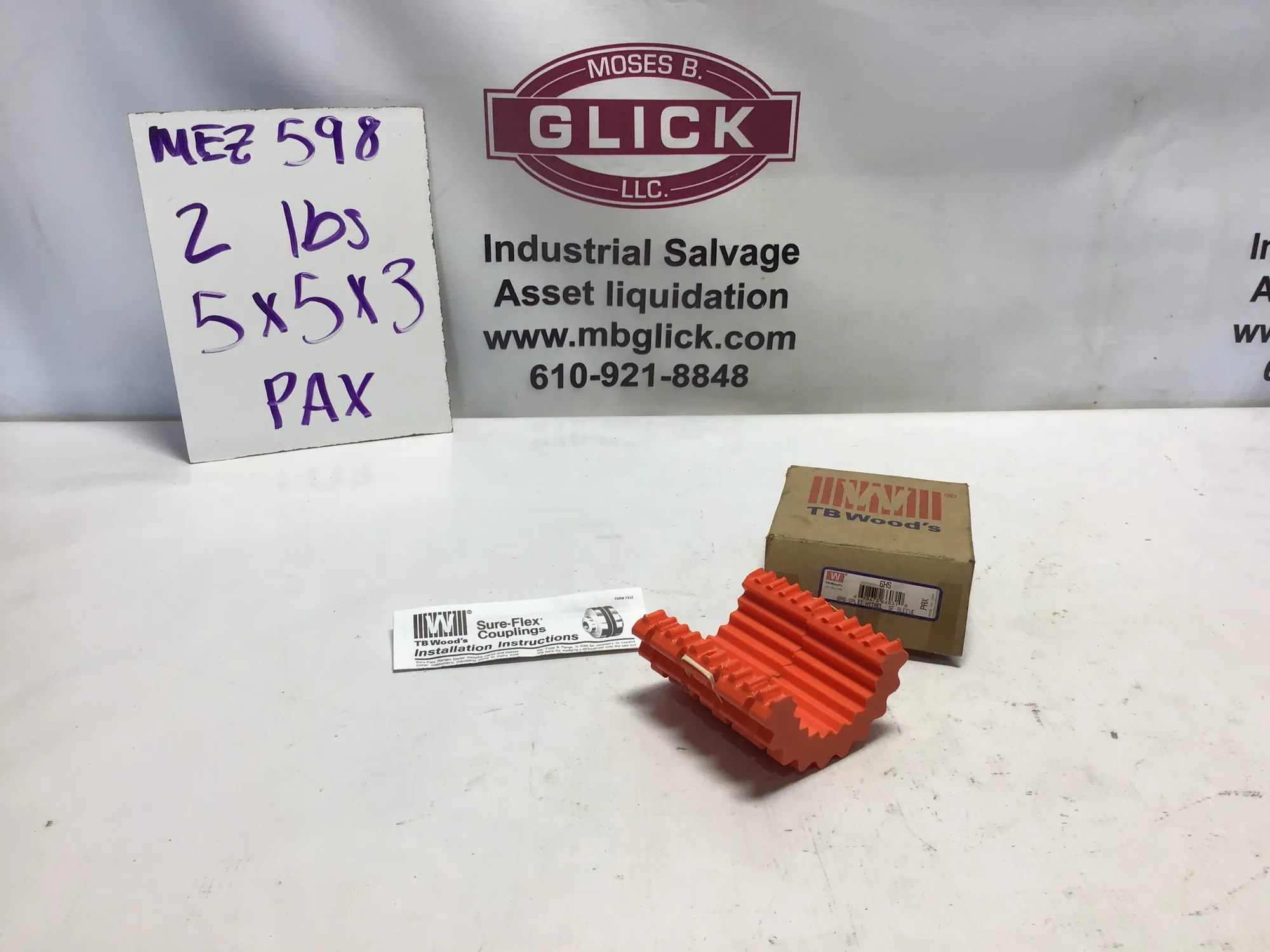 TB Woods 6HS Split Hytrel SF Sleeve PAX