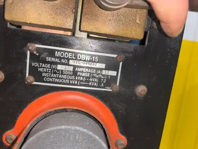 USED DOALL DBW-15