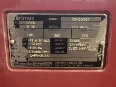 USED MASONEILAN 30-30242