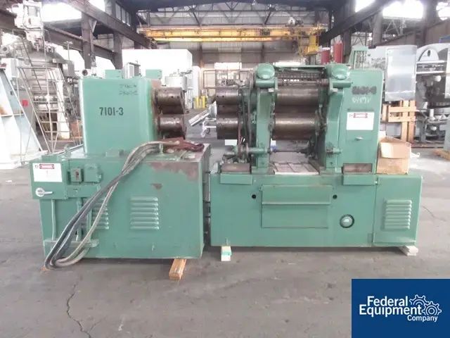 Used Farrel 16" x 8" Farrel Bridge Inclined Z Calender Mill Calenders Ohio US | Federal Equipment Company 21 #131138
