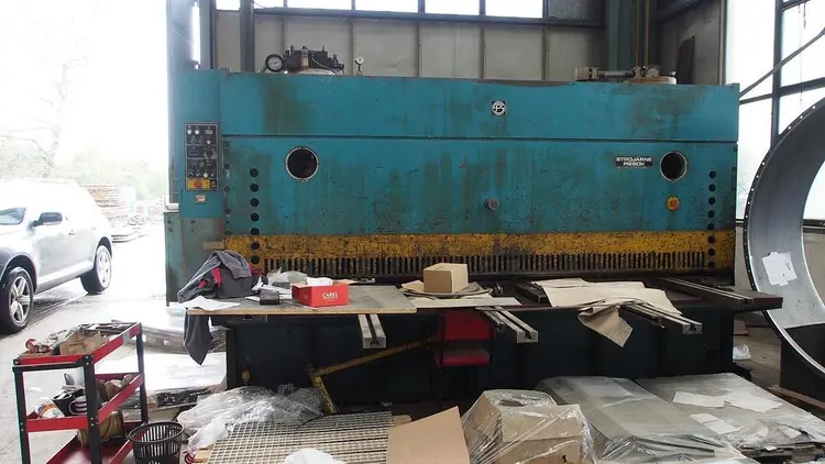 Used PIESOK 3100/16 Power Squaring Shears (Inch) CZ | Amaron s.r.o. #1061619