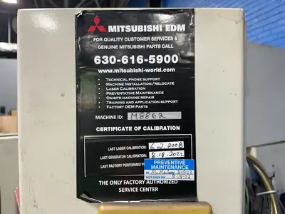 Used MITSUBISHI ELECTRIC BA8 EDM Sinkers Ohio US | HGR 24 #1419658