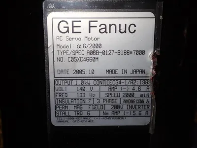 USED 2005 FANUC A06B0127B188#7000