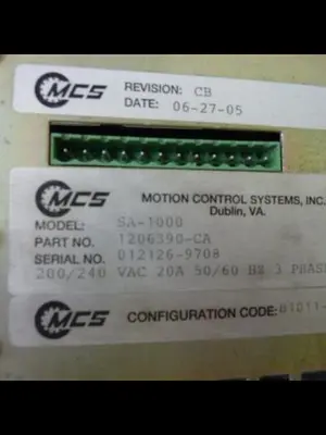 USED MCS SA-1000