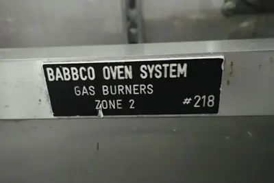 Used BABBCO A108/48 Conveyor Ovens California US | BakeryEquipment.com #1555319