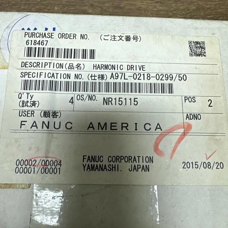 New | in-Stock FANUC A97L-0218-0299/50 Speed Reducers Ohio US | Surplus Asset Holdings #1207146