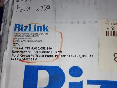 Used BIZLINK 8.603.052.2001 Robot Parts Ohio US | HGR 24 #942612