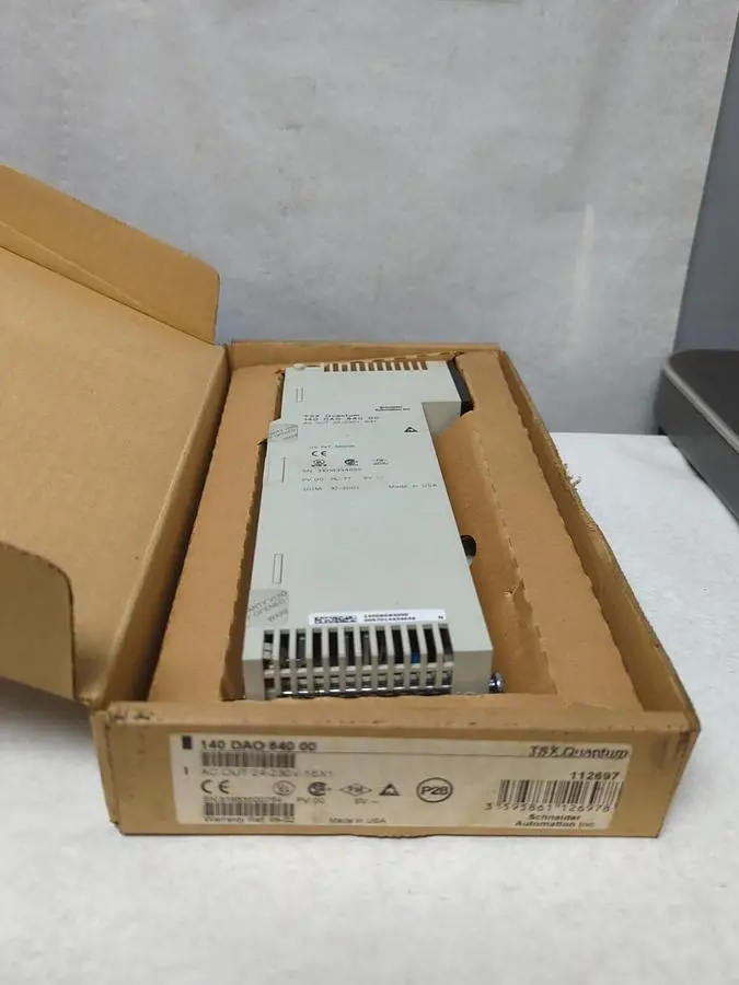 New | in-Stock SCHNEIDER ELECTRIC 140 DAQ 840 00 Input / Output Modules | Surplus Asset Holdings #1205830