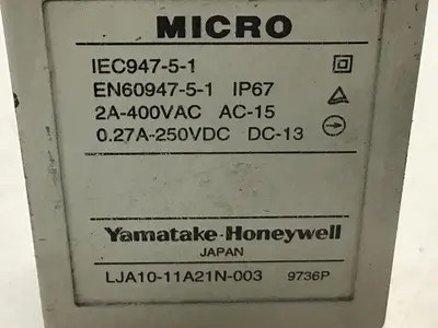 USED YAMATAKE LJA10-11A21N-003