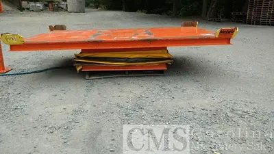 USED SOUTHWORTH MODEL LS4-48 96" X 64" AIR OPERATED LIFT TABLE