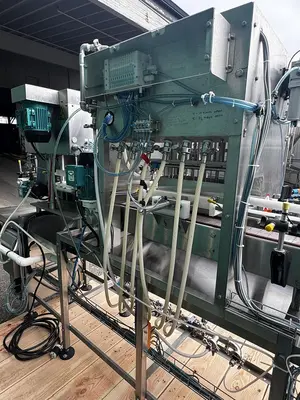Used 2018 PNEUMATIC SCALE ANGELUS CB50F Inline Can Filler Seamer Oregon US | Ager Tank & Equipment Co. #1278452