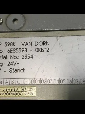 USED VAN DORN 6ES5 398-OKB12