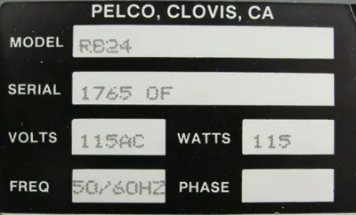 NEW PELCO RB24 CONTROL BOX 1500523