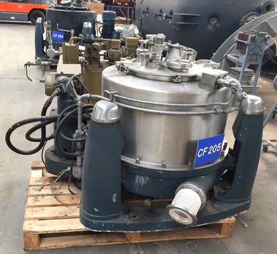 Comi-Condor ALFA/ID 600mm perforate basket centrifuge, 316SS.