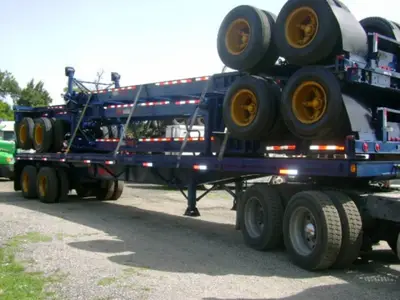 Used FONTAINE FLATBED WITH CHASSIS Flatbed Trailers Florida US | USA Transequipment #1542497