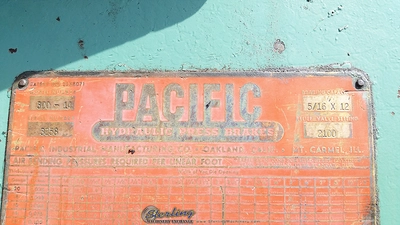 Used PACIFIC 300-14 Press Brakes California US | Sterling Machinery Exchange #1465720