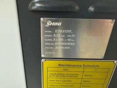 New | in-Stock 2026 SHINI STM-910W Temperature Controls Massachusetts US | Absolute Machinery #1277633