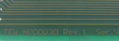 USED STRIKO TEW HD0003D ANALOG INTERFACE REV. 1 TEWHD0003D