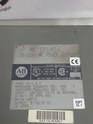 Used ALLEN-BRADLEY 1771-P7/C Miscellaneous Equipment (Electrical & Power) | Surplus Asset Holdings #1201603
