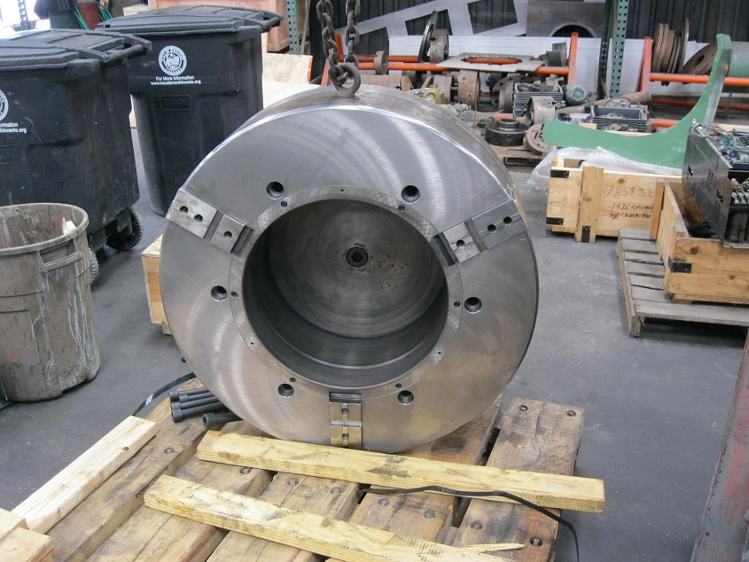 Rohm 35” hydraulic 3 jaw chuck