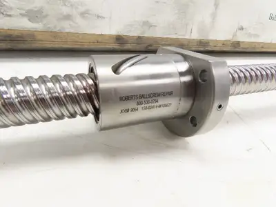 Roberts Ball Screw & Nut Assembly 25mm Dia  6mm Pitch 1695mm OAL 58" Travel