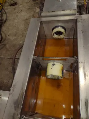 4" CAPACITY ULTRASONIC BAR & TUBE CONTINUOUS WASHER: STOCK #22589
