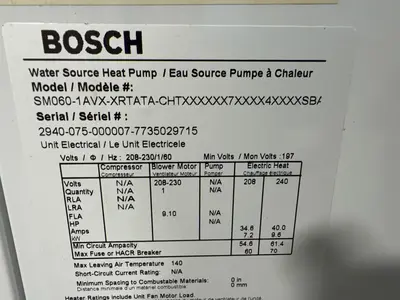 NEW BOSCH SM0601AVXXRTATACHTX