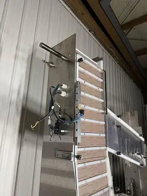 USED 2013 NJM PACKAGING BTORQCA-AO1 CAP HOPPER/ELEVATOR/SORTER