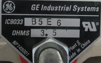 NEW GENERAL ELECTRIC IC9033B5E6 POWER RESISTOR 3.5 OHMS