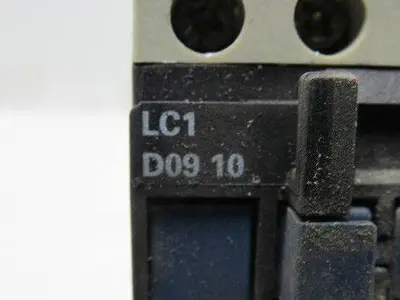 Telemecanique LC1 D09 10 600V 20A 7.5Hp 3Ph MAX Contactor Overload 120V Coil