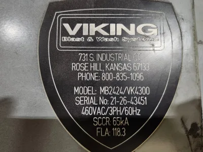 Used VIKING MB2424/VK4300 Shot Blast Cleaning (Peening / Airless) Georgia US | The Equipment Hub #1304949