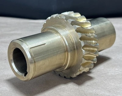 NEW NO BRANDING- Worm Gear Shaft For Pump/Worm Gearbox Brass || WARRANTY 🇺🇸