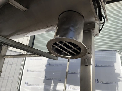 1800L Iozzelli S/S Twin U-Trough Mixer Model BL1800V