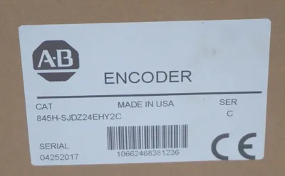 NEW ALLEN BRADLEY 845H-SJDZ24EHY2C ENCODER SER. C , 845HSJDZ24EHY2C