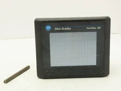 Allen Bradley 2711-T6C15L1 PanelView 600 Touch Screen PLC HMI *READ*
