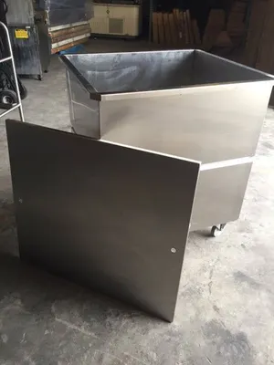 75-0223 Florida Stainless Fabrication Stainless Steel Marinating Vat