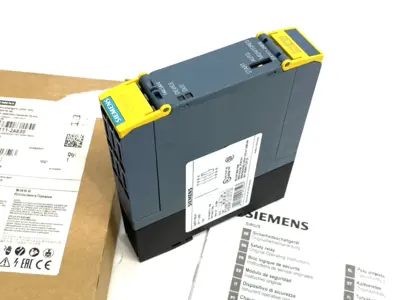 USED SIEMENS SIRIUS SAFETY RELAY BASIC, RELAY ENABLING CIRCUITS 3 NO