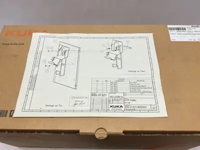 USED MAVERICK INDUSTRIAL SALES SMARTPAD ROBOT TEACH PENDANT HOLDER RAL7016