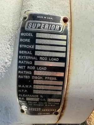 USED WHITE SUPERIOR 410CC