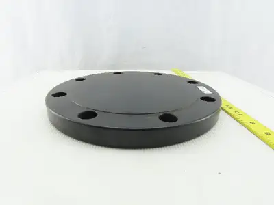 8 Bolt Low-Pressure Steel Unthreaded Pipe Flange Cap Pipe Size 6"