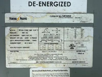 FEDERAL PACIFIC T4T30SE Tooling | GMT (8)