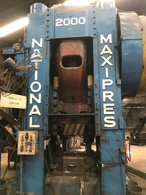 Used 1970 NATIONAL 2000 TON MAXI PRESS FORGING PRESS Forging Presses | HARITON MACHINERY COMPANY #467098