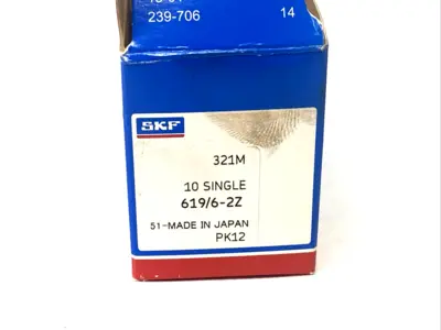 New | in-Stock SKF 619/6-2Z Bearings Michigan US | Maverick Industrial Sales #1401938