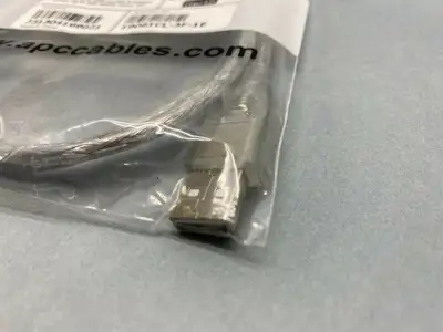 New | in-Stock APC CABLE USB 2.0, USB-A / USB-B, 480 MBPS, CLEAR, 3' Cable & Wire | Maverick Industrial Sales #1115264