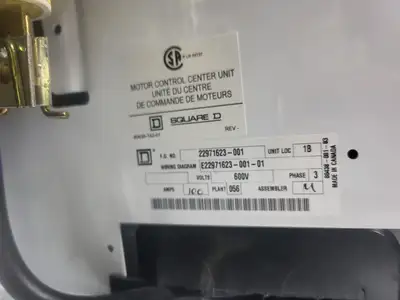 MCC Unit 100 hp, Nema 4